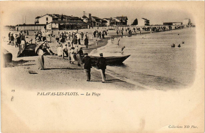 Carte postale ancienne Palavas-les-Flots La Plage à Palavas-les-Flots