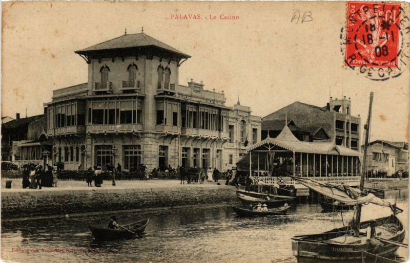 Carte postale ancienne Palavas-les-Flots Le Casino à Palavas-les-Flots