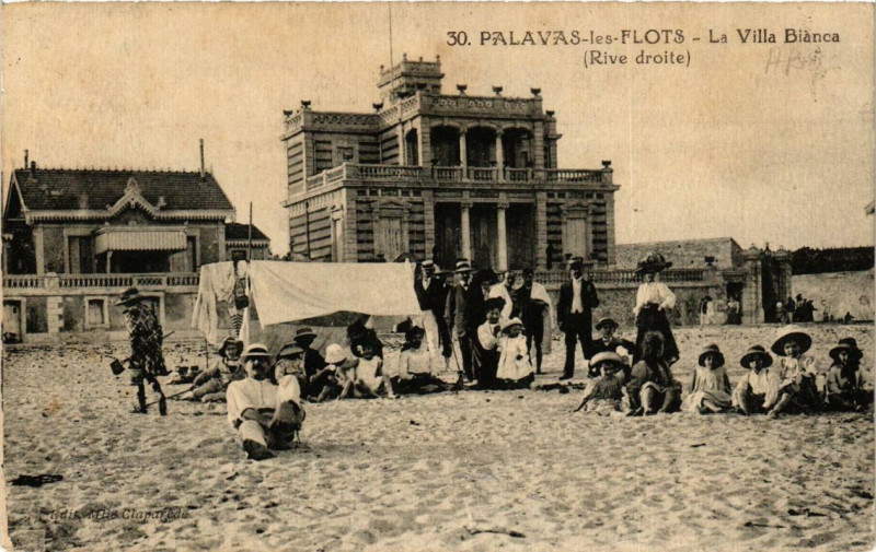 Carte postale ancienne Palavas-les-Flots La Villa Bianca à Palavas-les-Flots