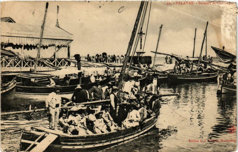 Carte postale ancienne Palavas Bateaux