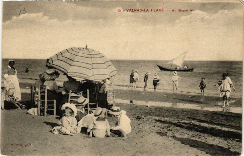 Carte postale ancienne Valras-la-Plage au Grand Air