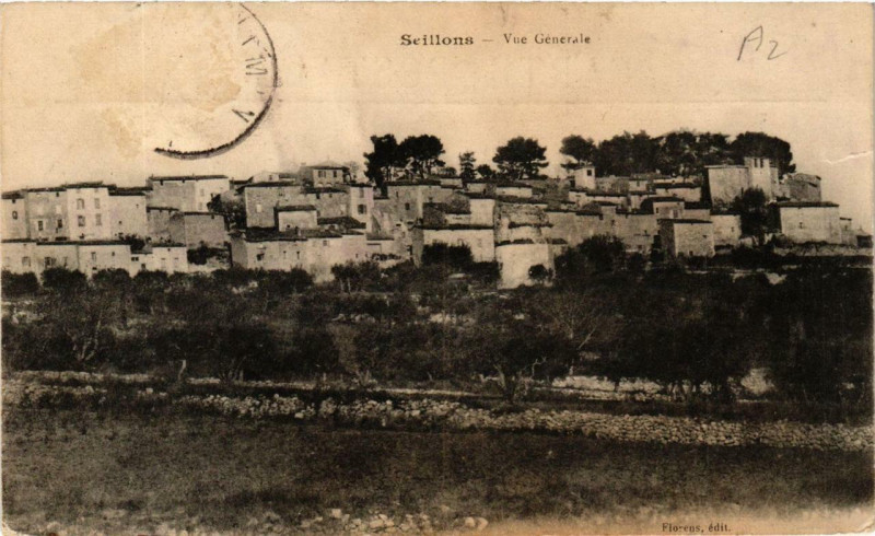 Carte postale ancienne Seillons Vue générale