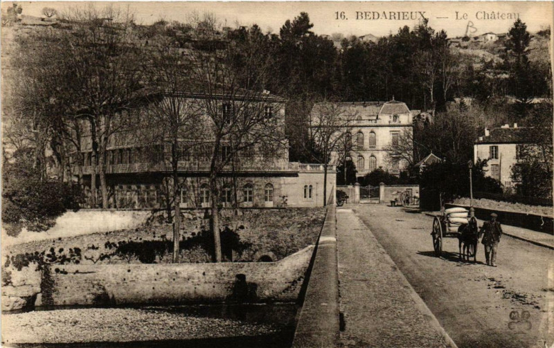 Carte postale ancienne Bedarieux Le Chateau à Bédarieux