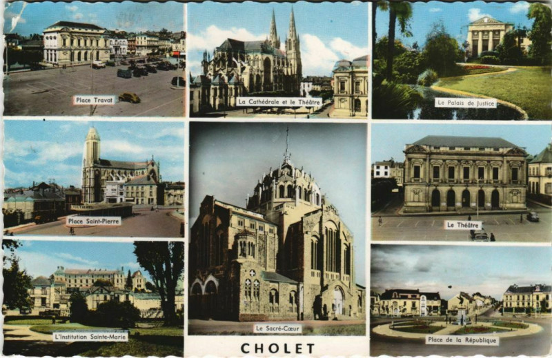 Carte postale ancienne Cholet à Cholet