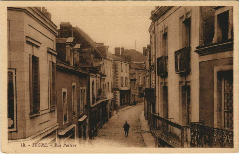 Carte postale ancienne Segre Rue Pasteur