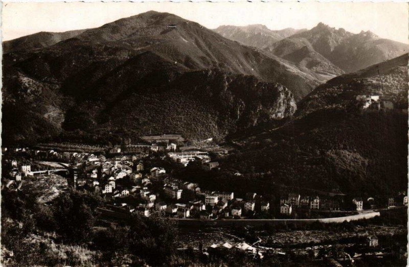 Carte postale ancienne Amelie-les-Bains Vue générale