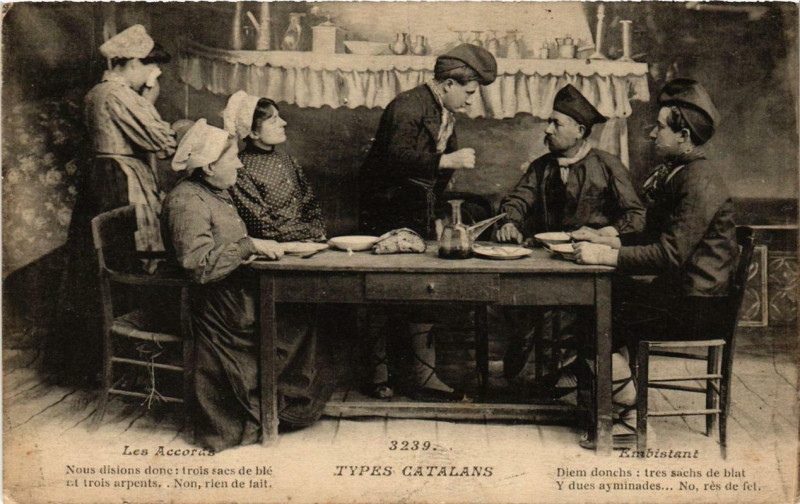 Carte postale ancienne Types Catalans