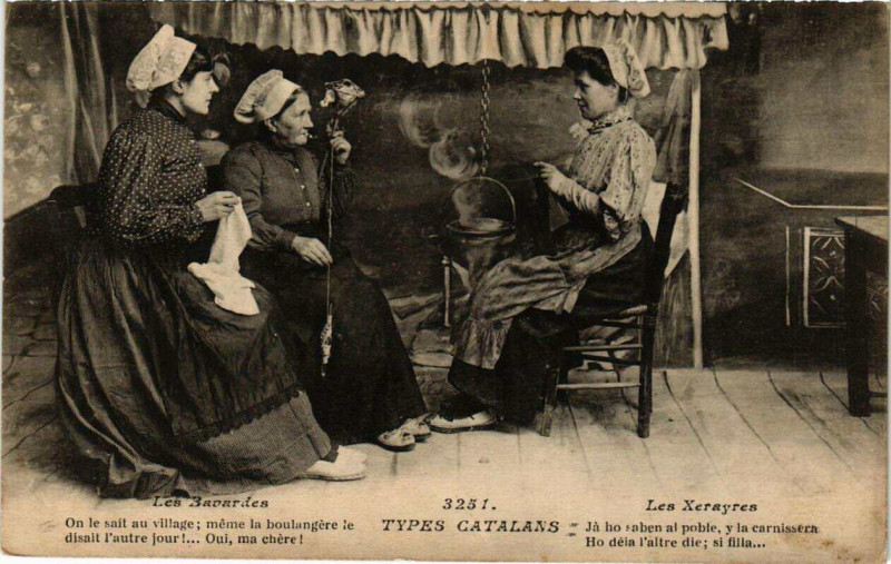 Carte postale ancienne Types Catalans