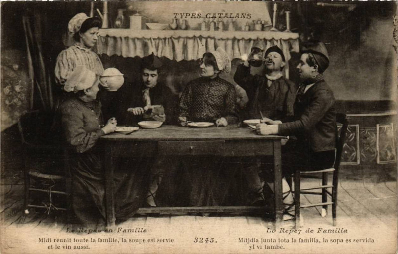 Carte postale ancienne Types Catalans