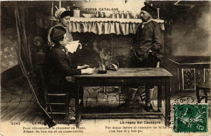 Carte postale ancienne Types Catalans