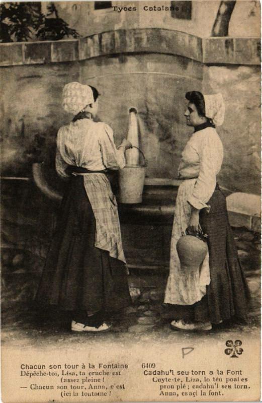 Carte postale ancienne Types Catalans
