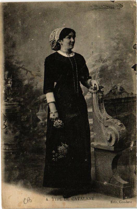 Carte postale ancienne Type de Catalane