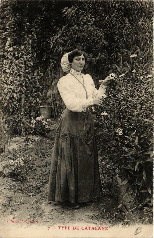 Carte postale ancienne Type de Catalane