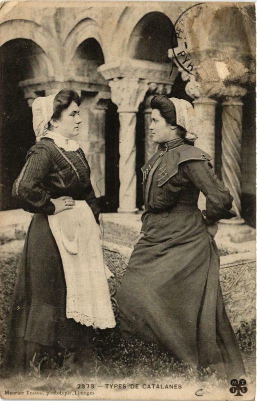 Carte postale ancienne Types de Catalanes