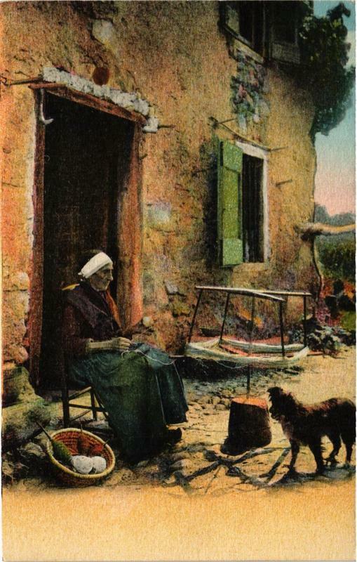 Carte postale ancienne Types Pyrenéens à Py