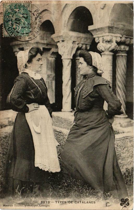Carte postale ancienne Types de Catalanes