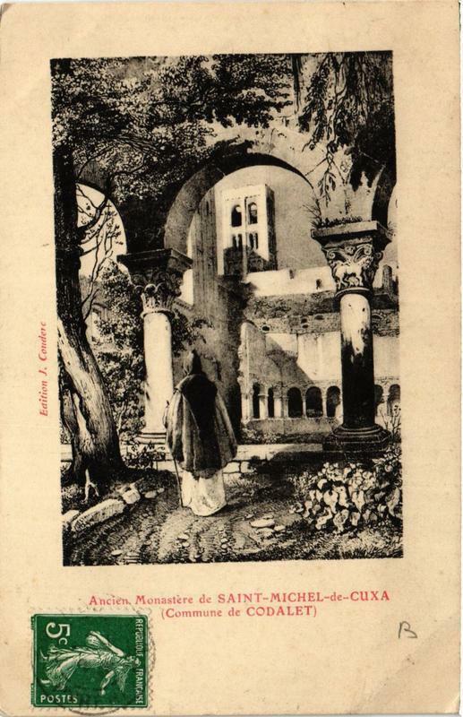 Carte postale ancienne Ancien Monastere de Saint-Michel-de-Cuxa