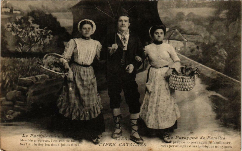 Carte postale ancienne Types Catalans