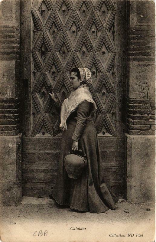 Carte postale ancienne Catalane