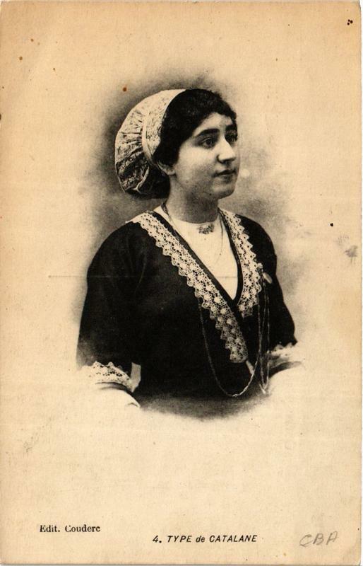 Carte postale ancienne Type de Catalane