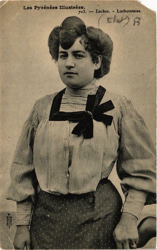 Carte postale ancienne Luchon Luchonnaise