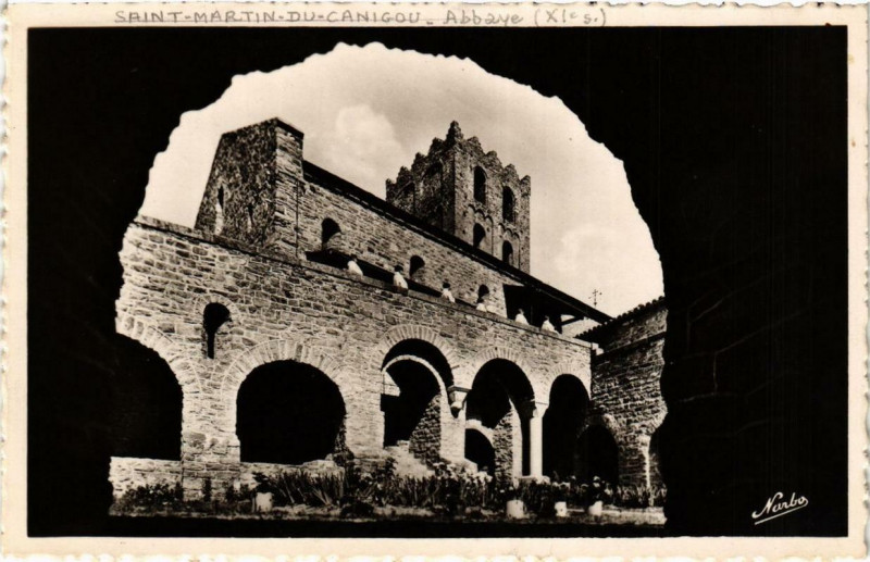 Carte postale ancienne Saint-Martin-du-Canigou Abbaye