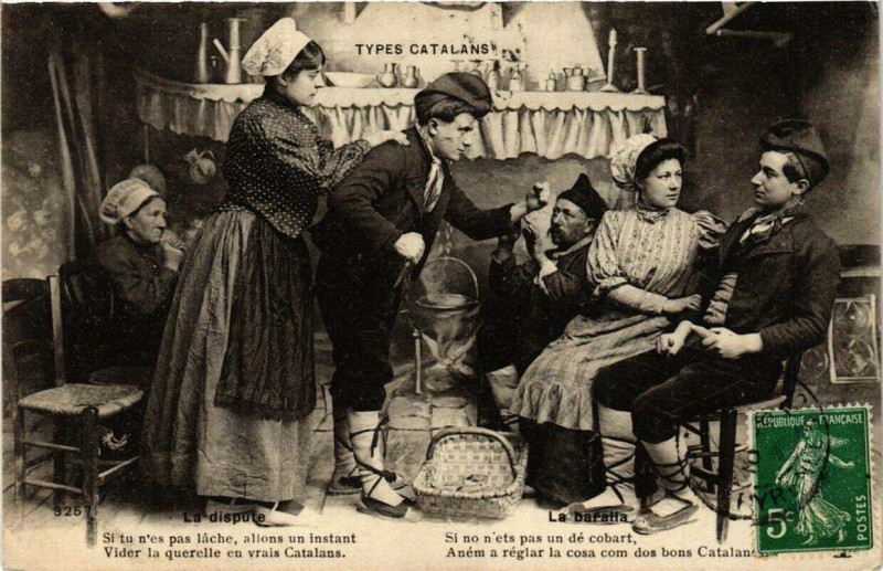 Carte postale ancienne Types Catalans