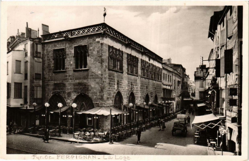 Carte postale ancienne Perpignan La Loge à Perpignan