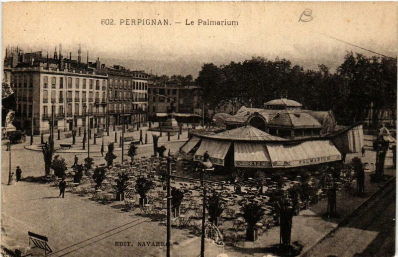 Carte postale ancienne Perpignan Le Palmarium à Perpignan