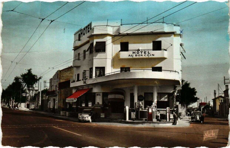 Carte postale ancienne Perpignan Hotel au Bon Coin à Perpignan