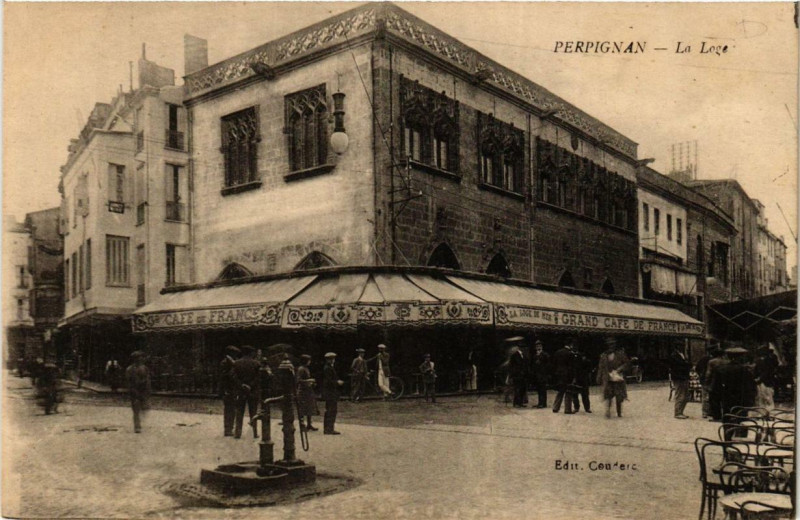 Carte postale ancienne Perpignan La Loge à Perpignan