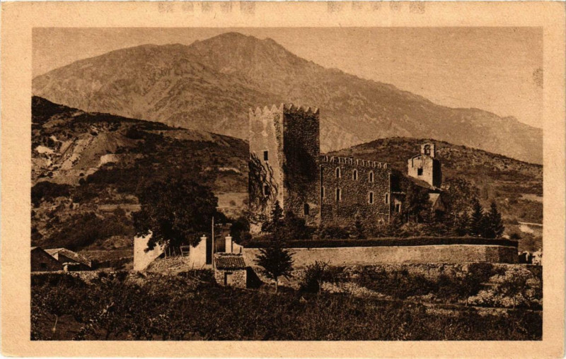 Carte postale ancienne Vernet-les-Bains Le Chateau à Vernet-les-Bains