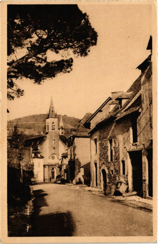 Carte postale ancienne Argentat - La Chapelle des Recollets