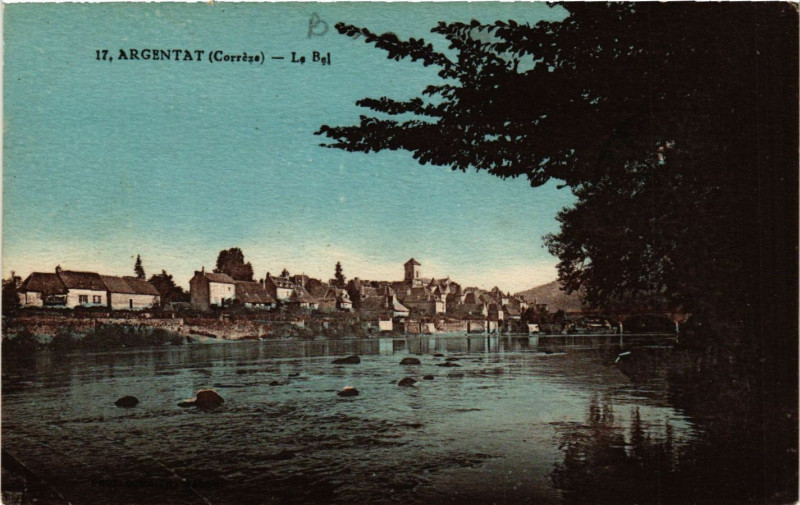 Carte postale ancienne Argentat - Le Bel