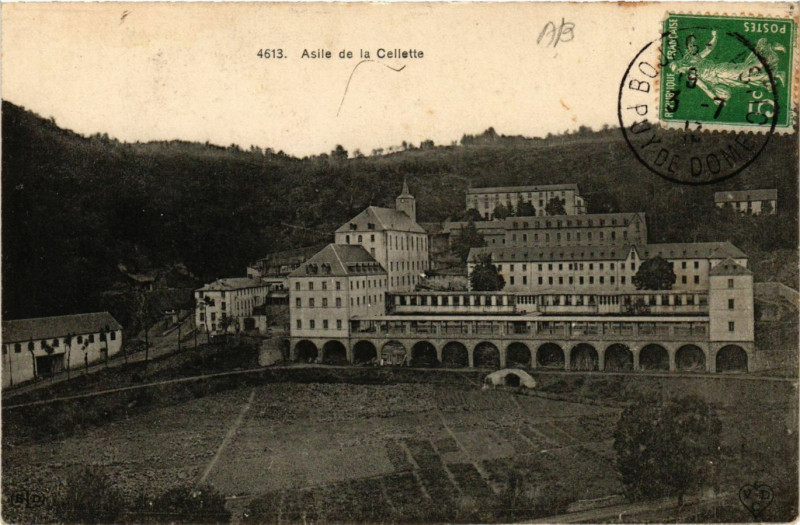 Carte postale ancienne Eygurande Asile de la Cellette à Eygurande