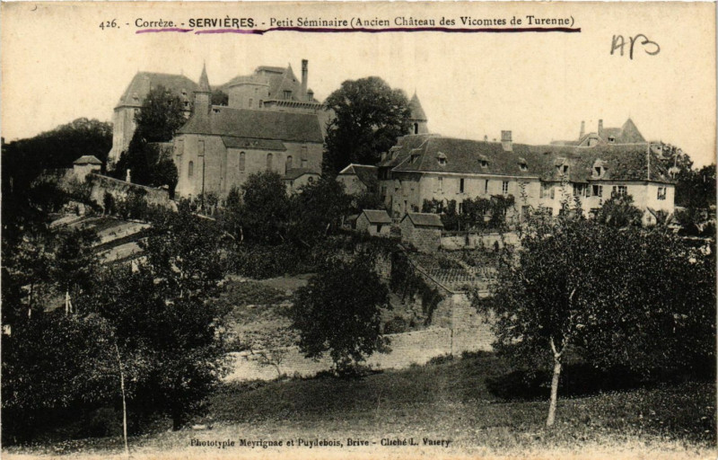 Carte postale ancienne Servieres - Petit Seminaire