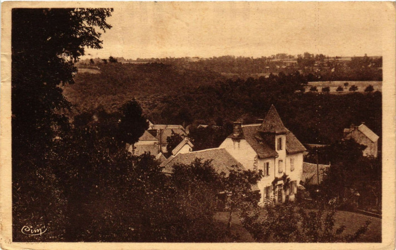 Carte postale ancienne Marc-la-Tour - Vue générale