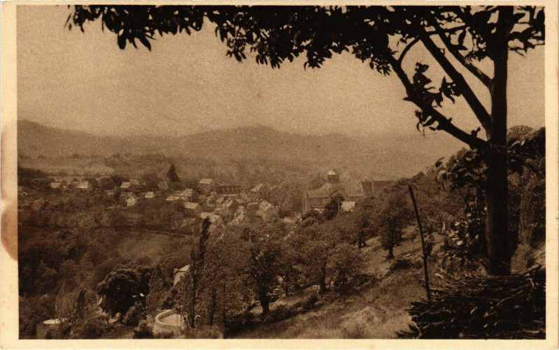 Carte postale ancienne Obazine - Vue générale