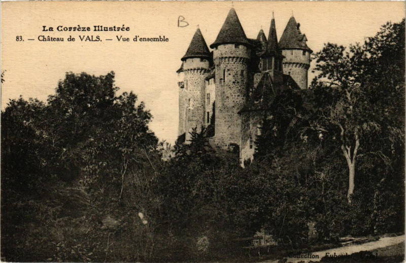 Carte postale ancienne Chateau de Vals - Vue d'ensemble
