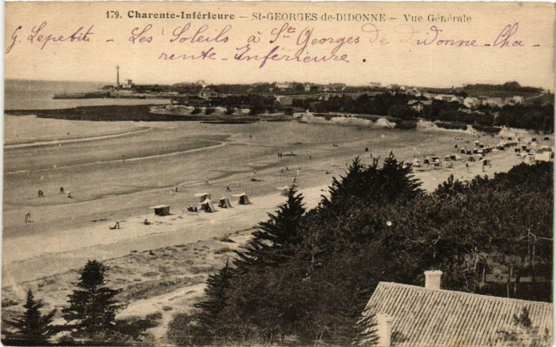 Carte postale ancienne Saint-Georges-de-Didonne Vue générale à Saint-Georges-de-Didonne