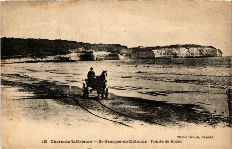 Carte postale ancienne Saint-Georges-de-Didonne Pointe de Suzac à Saint-Georges-de-Didonne