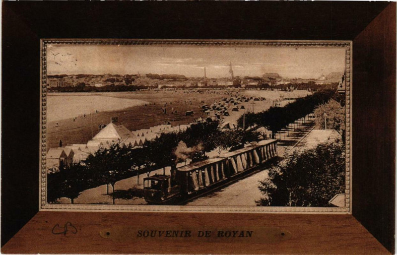 Carte postale ancienne Royan Souvenir à Royan