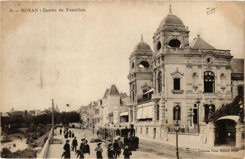 Carte postale ancienne Royan Casino de Foncillon à Royan
