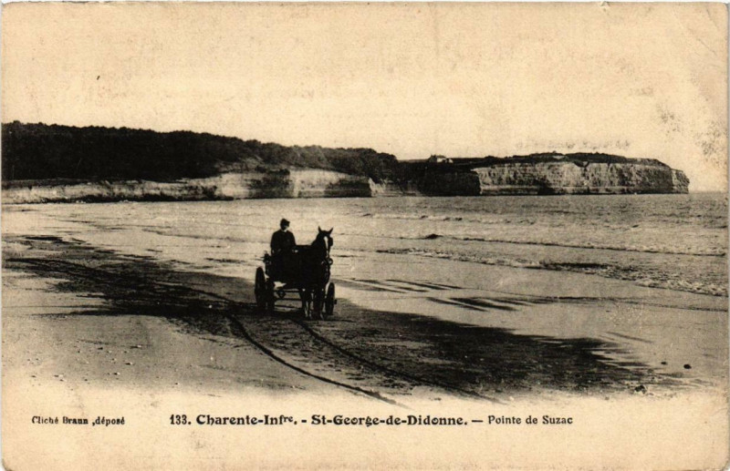 Carte postale ancienne Saint-Georges-de-Didonne Pointe de Suzac à Saint-Georges-de-Didonne