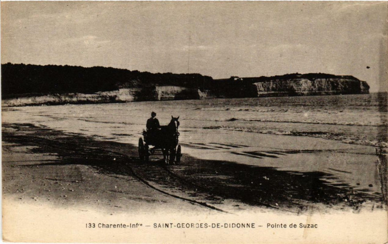 Carte postale ancienne Saint-Georges-de-Didonne Pointe de Suzac à Saint-Georges-de-Didonne