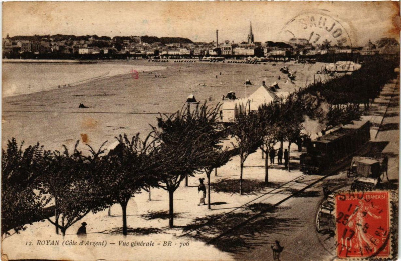 Carte postale ancienne Royan Vue générale à Royan