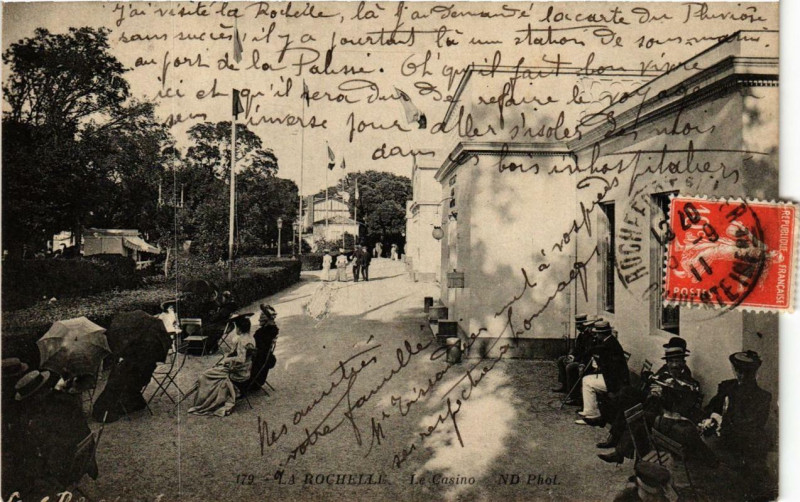 Carte postale ancienne La Rochelle Le Casino à La Rochelle