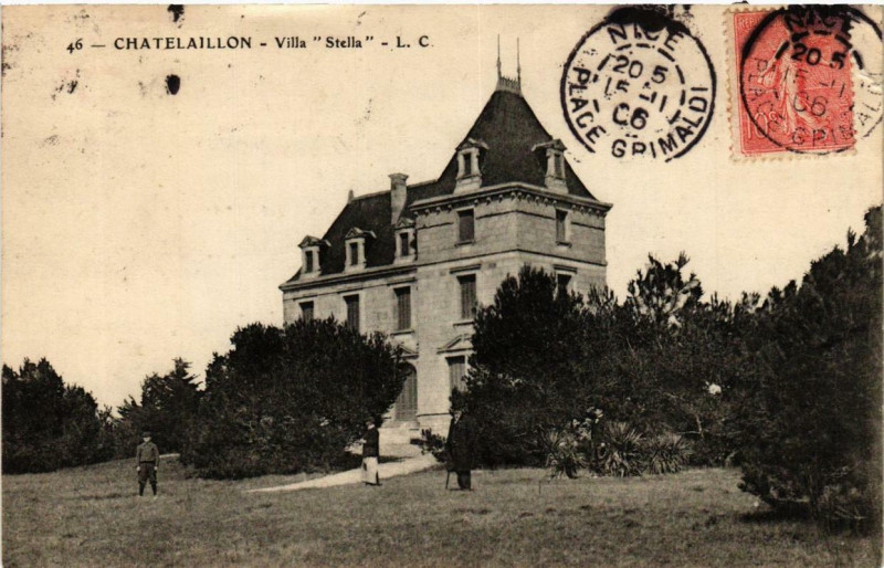 Carte postale ancienne Chatellaillon Villa Stella