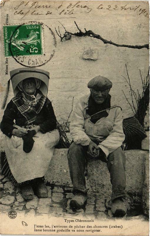 Carte postale ancienne Types Oléronnais