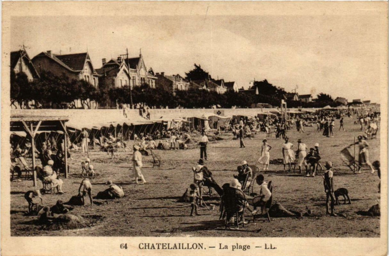 Carte postale ancienne Chatellaillon La Plage